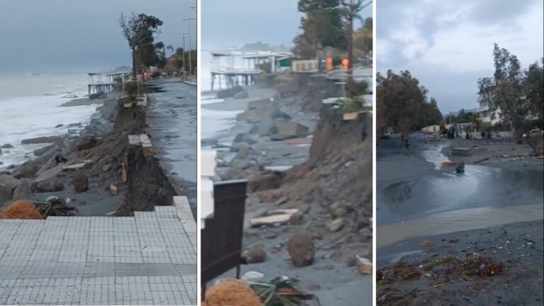 lungomare melito porto salvo devastato dalle mareggiate