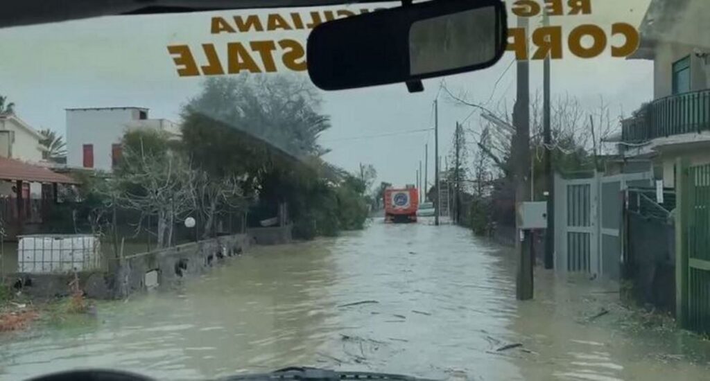 maltempo catania e messina