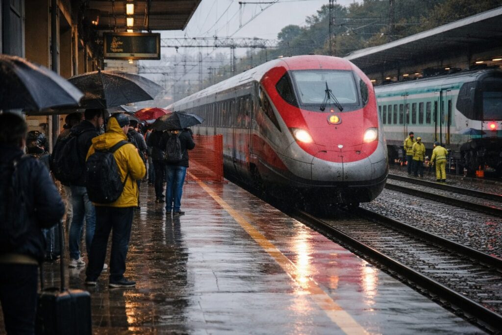 maltempo treni