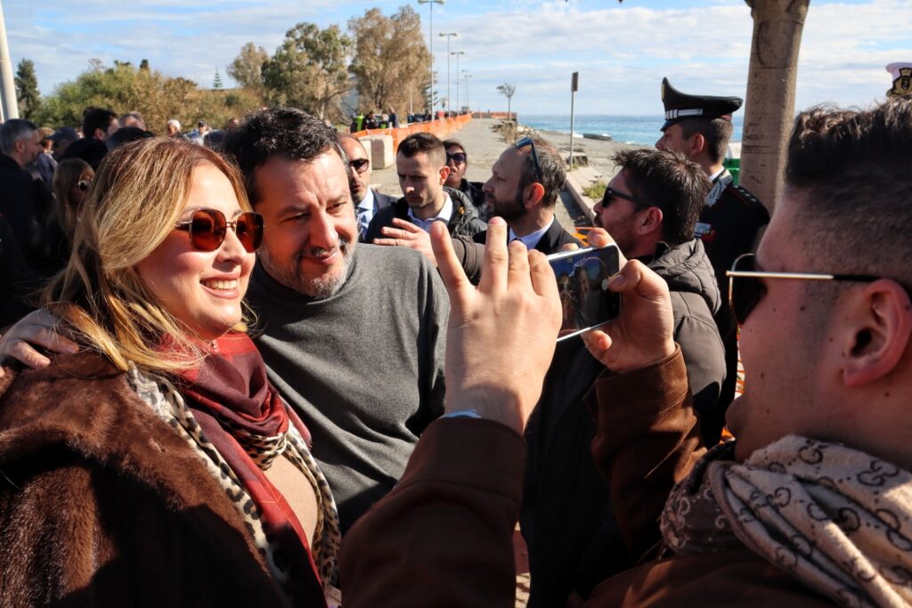 matteo salvini a melito porto salvo