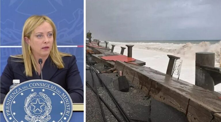 meloni - maltempo