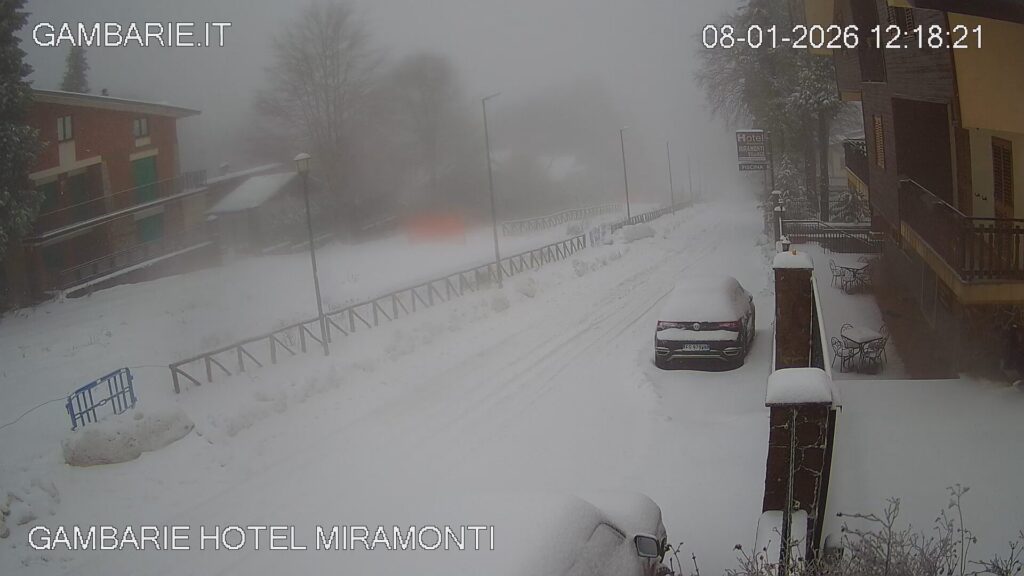 neve gambarie 8 gennaio 2026