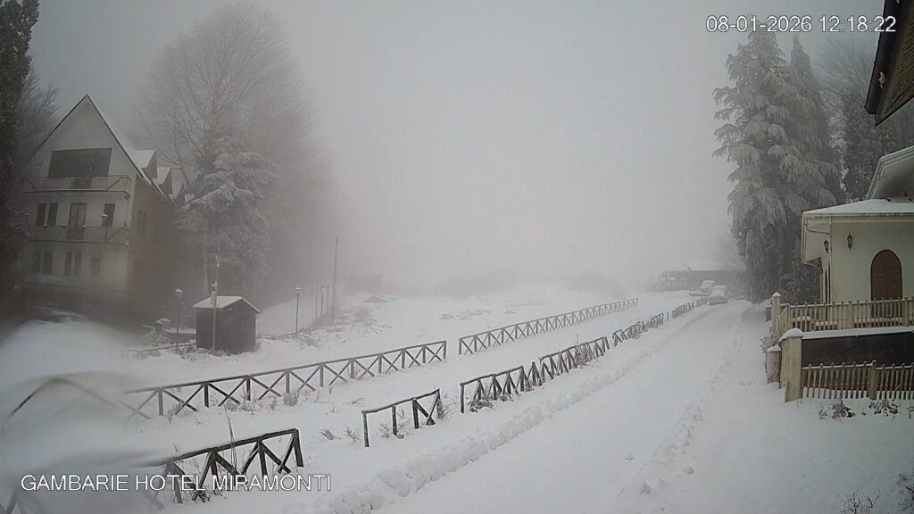 neve gambarie 8 gennaio 2026