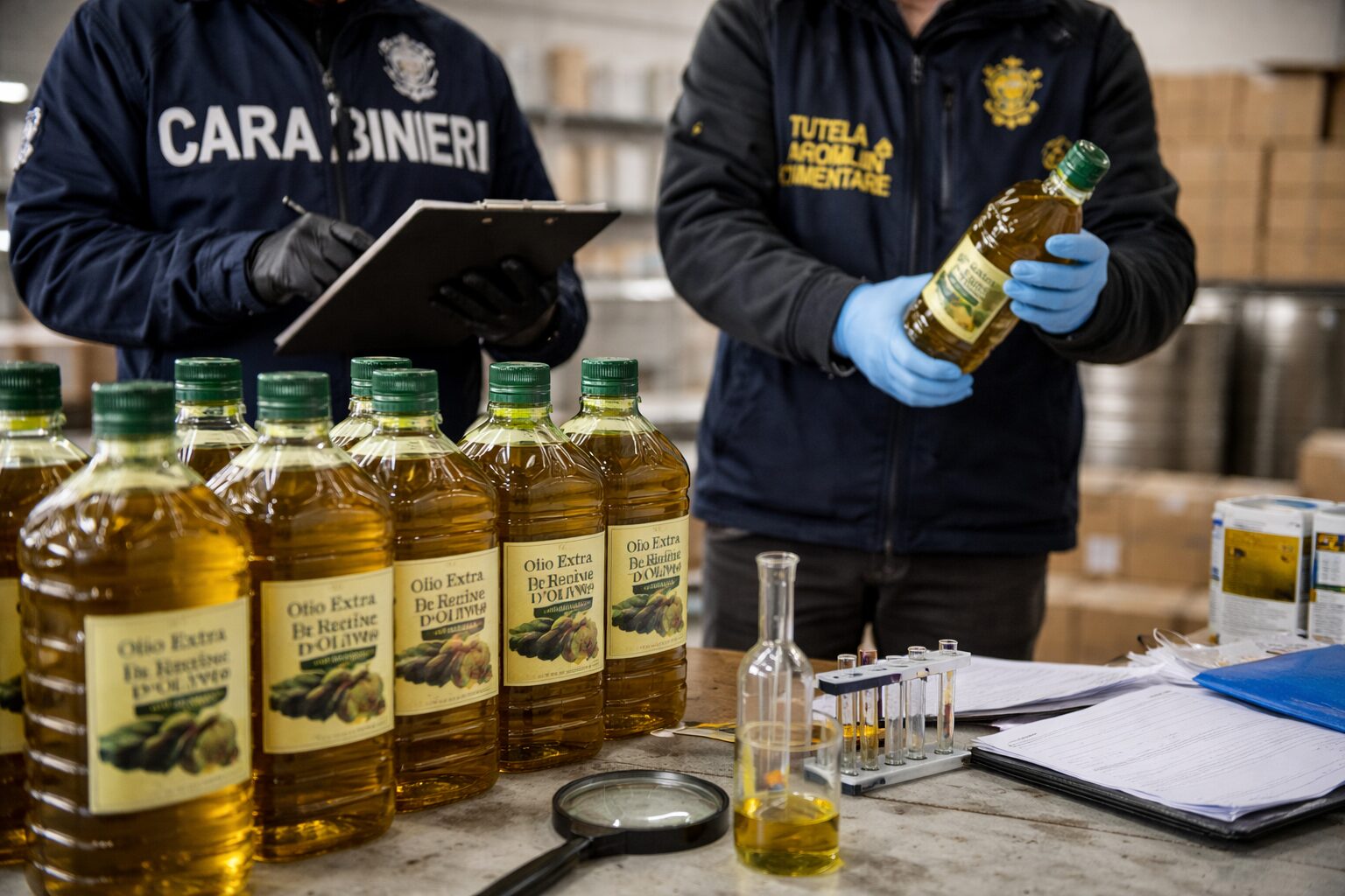 olio sequestrato