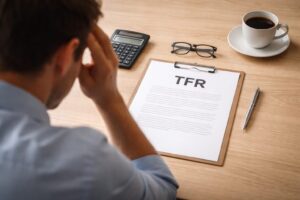 persona ragiona davanti a tfr