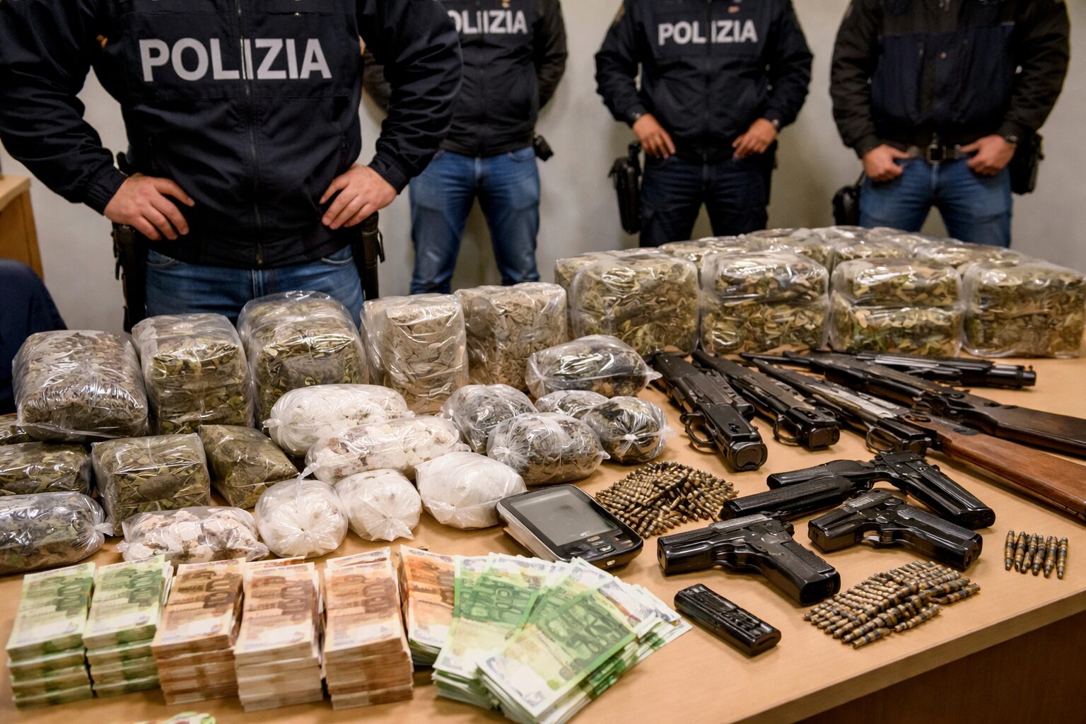 polizia armi e droga