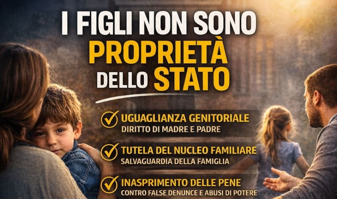 raccolta firme movimento centralità familiare