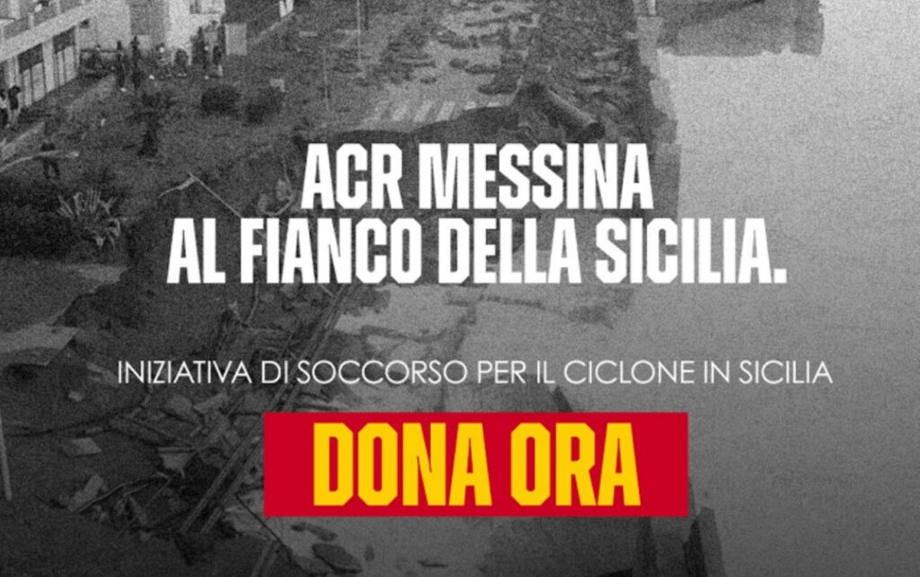 raccolta fondi acr messina per ciclone harry