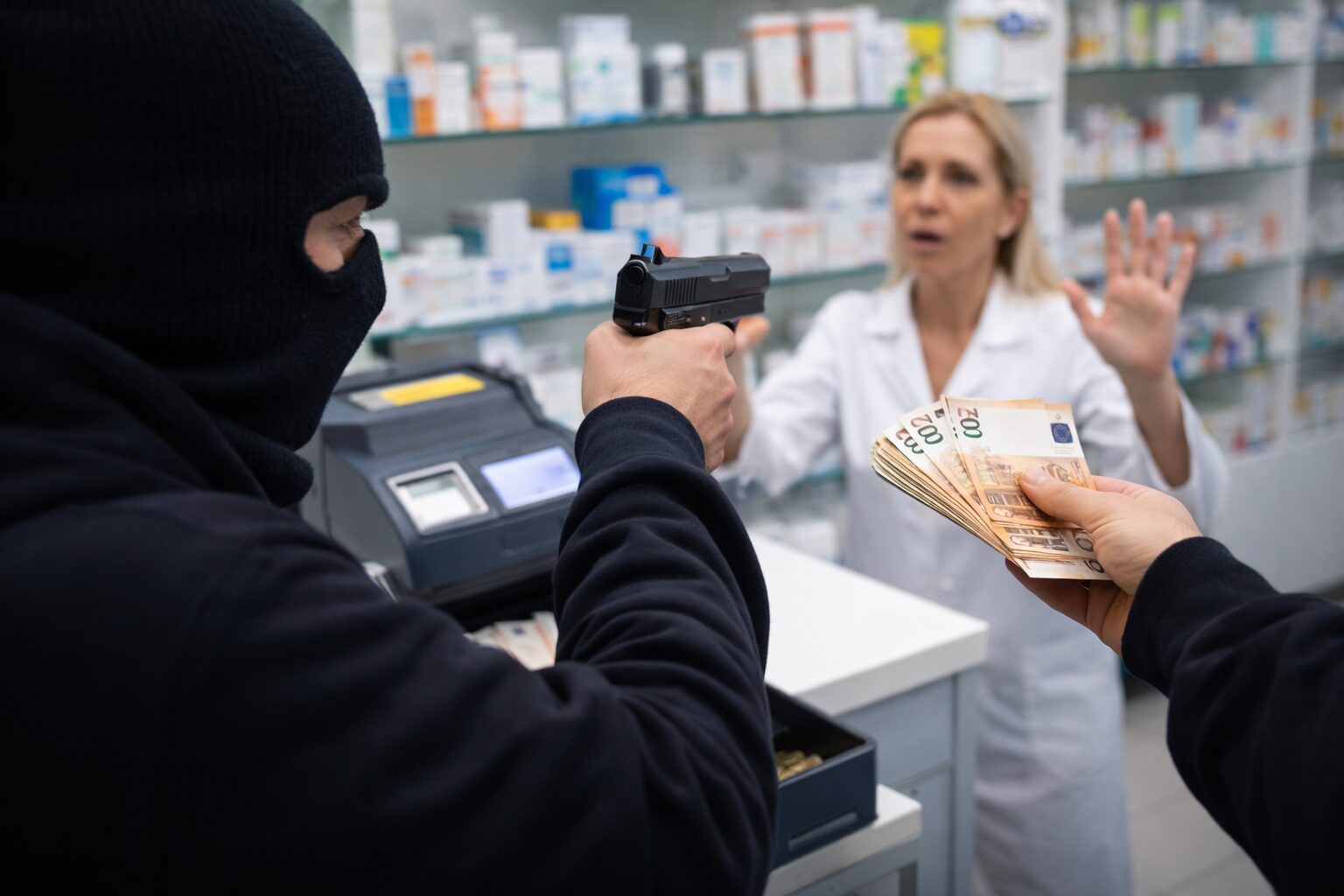 rapina farmacia