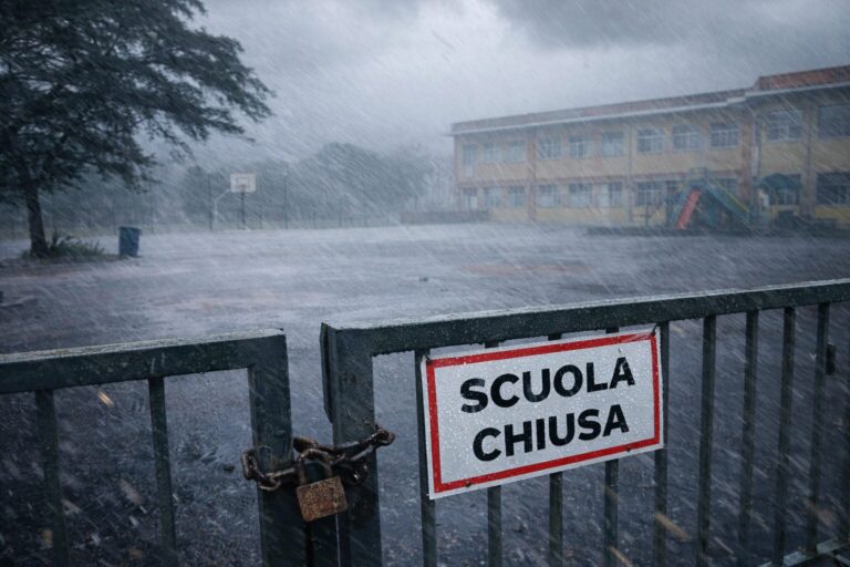 scuola chiusa maltempo