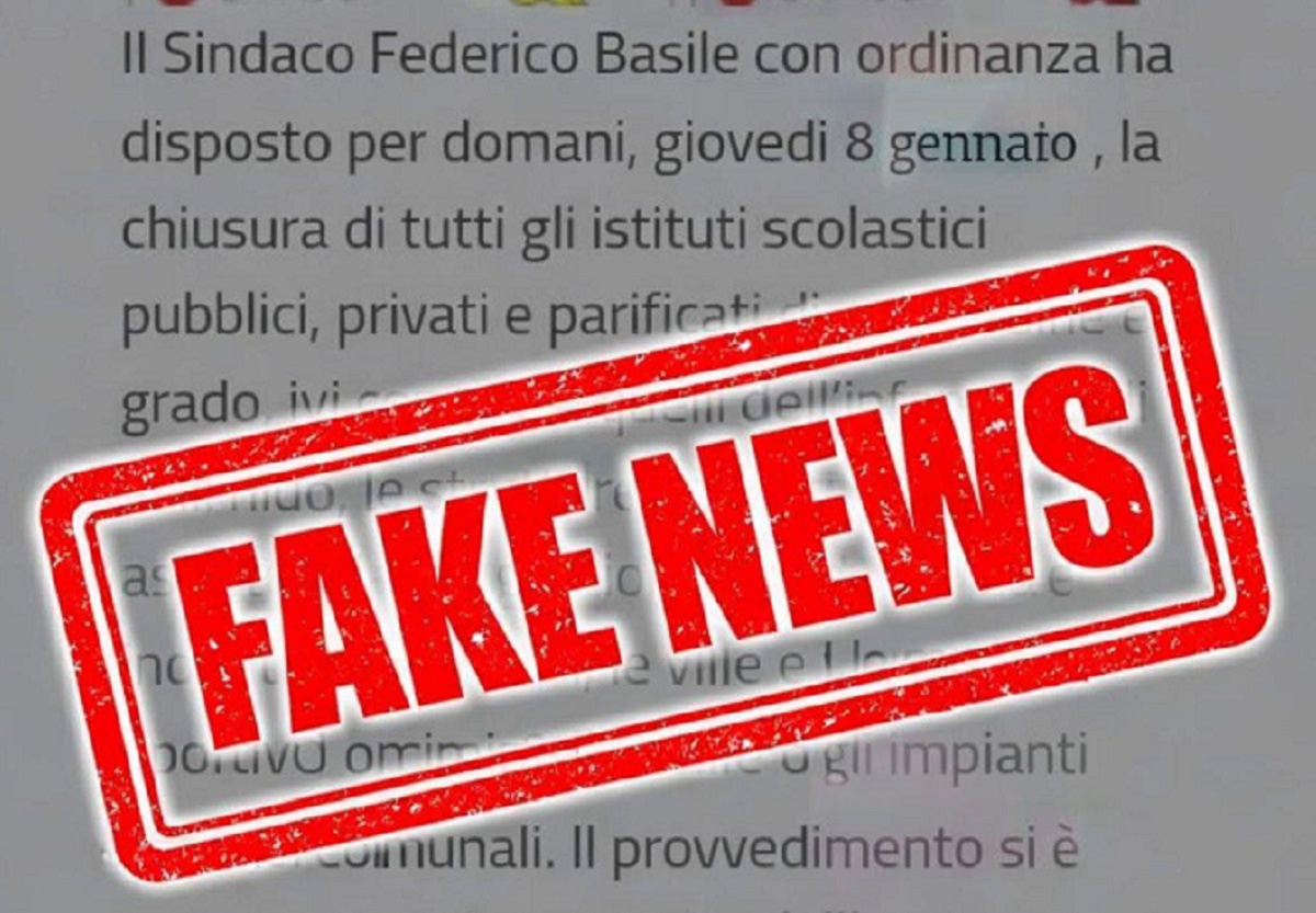 scuole chiuse messina fake news