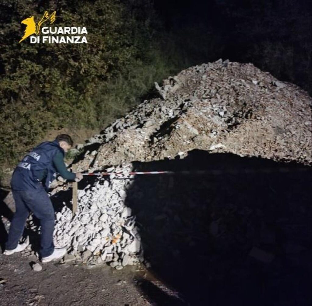 sequestro impianto di lavorazione di rifiuti edili