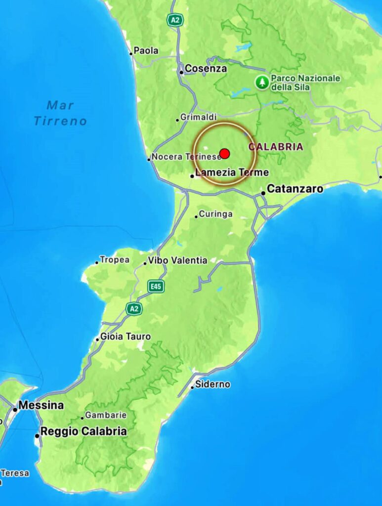 terremoto catanzaro