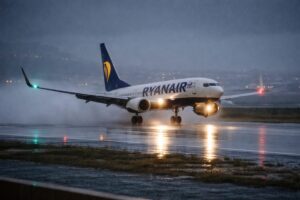 volo ryanair maltempo