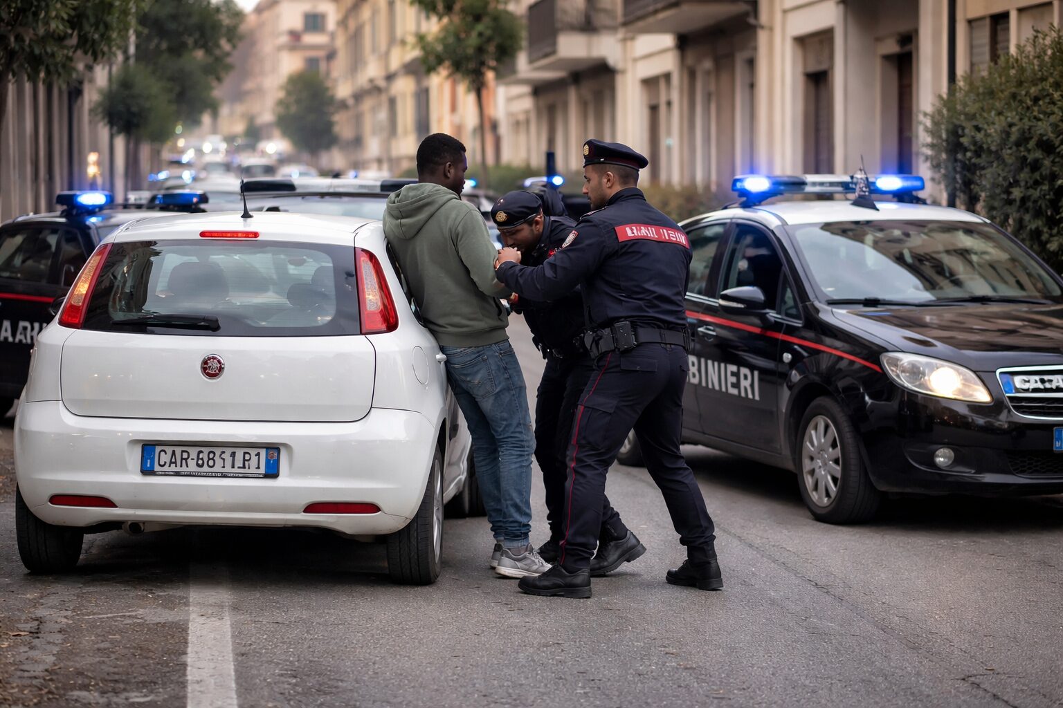 Ruba auto arrestato