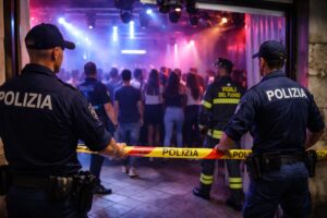 polizia sequestra discoteca abusiva