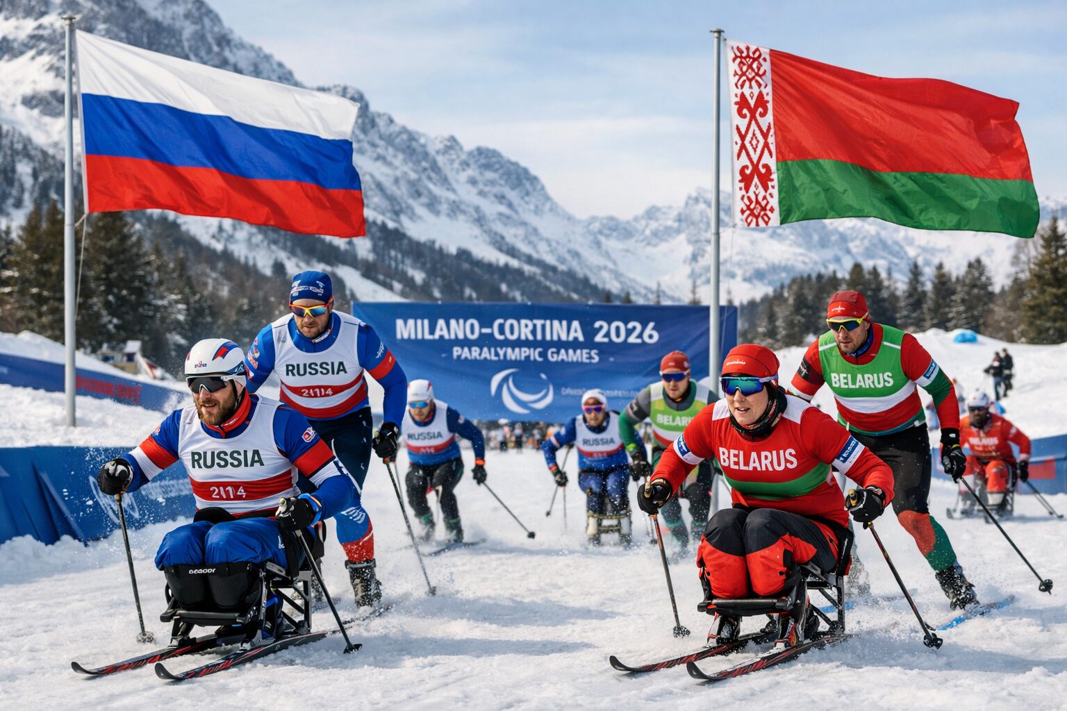 Atleti Russia e Bielorussia sotto le rispettive bandiere alle Paralimpiadi