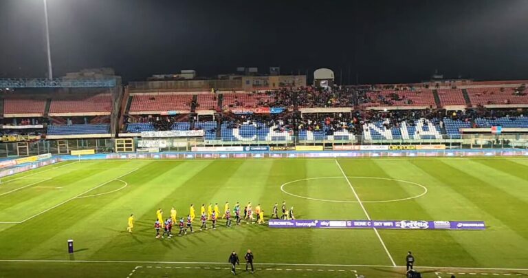 Serie C, il Catania rallenta ancora: solo pari contro la Casertana, ora tocca guardarsi dietro