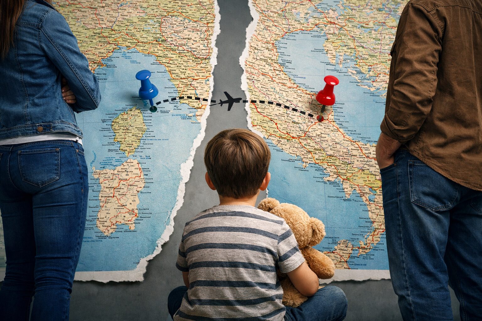bambino separazione genitori