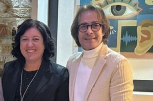 Cinzia Basile ed il presidente Muse Giuseppe Livoti