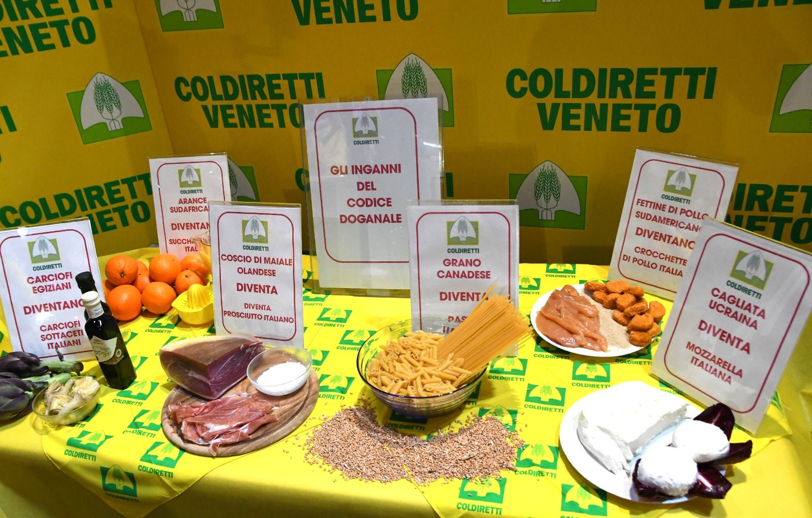 Coldiretti codice doganale prodotti stranieri marchiati made in italy