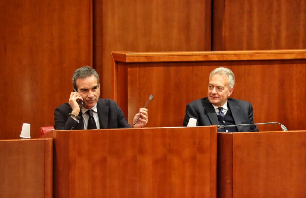 Consiglio Regionale Calabria 24 febbraio 2026 Occhiuto e Gallo