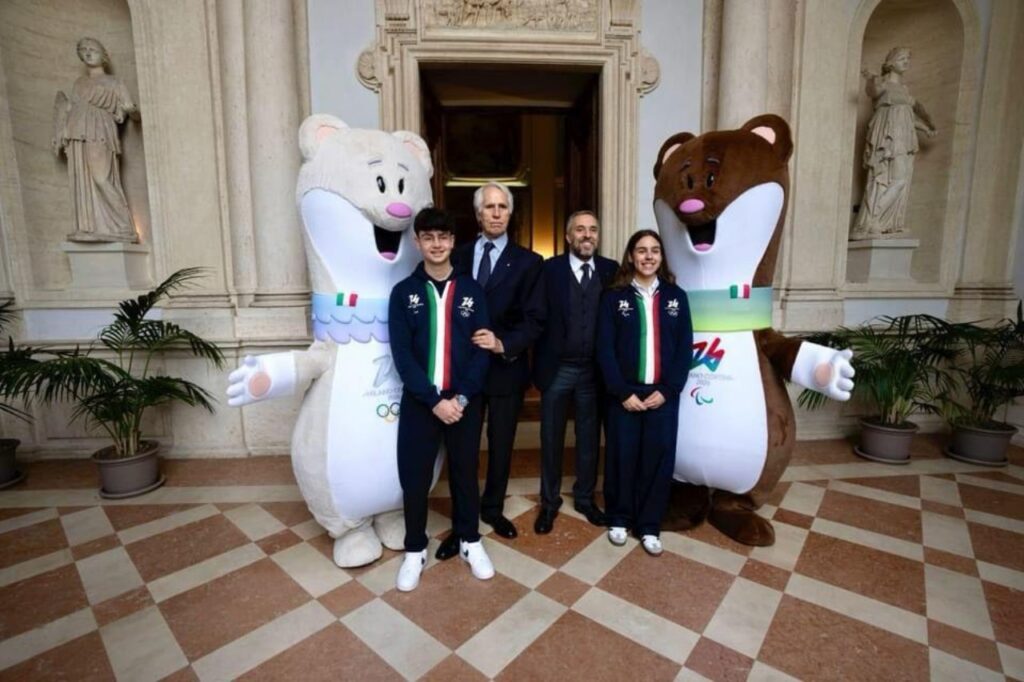 Federico Barra Mascotte Milano-Cortina