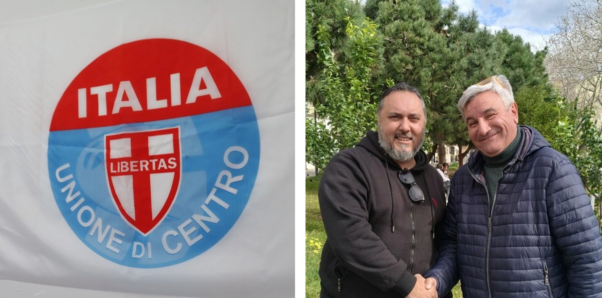 Giuseppe Pinto insieme a Bruno Pansera ex capogruppo UDC alla 1° Circoscrizione Centro Storico
