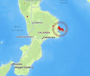 Terremoto Crotone