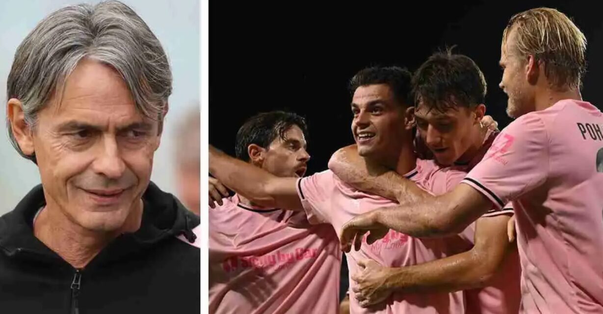 Inzaghi esultanza Palermo