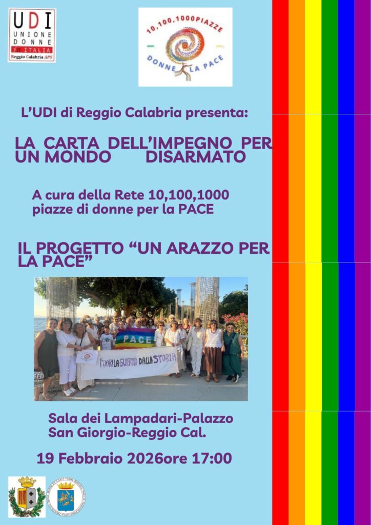 La Carta dell'impegno per un mondo disarmato