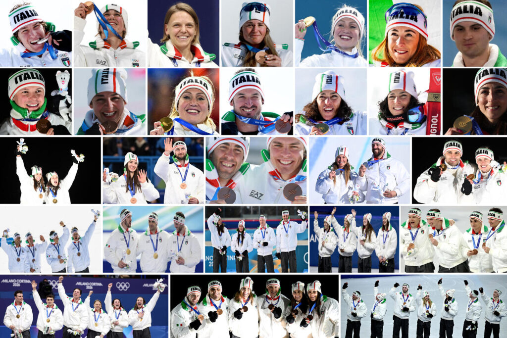 Medaglie Italia Olimpiadi Milano-Cortina 2026