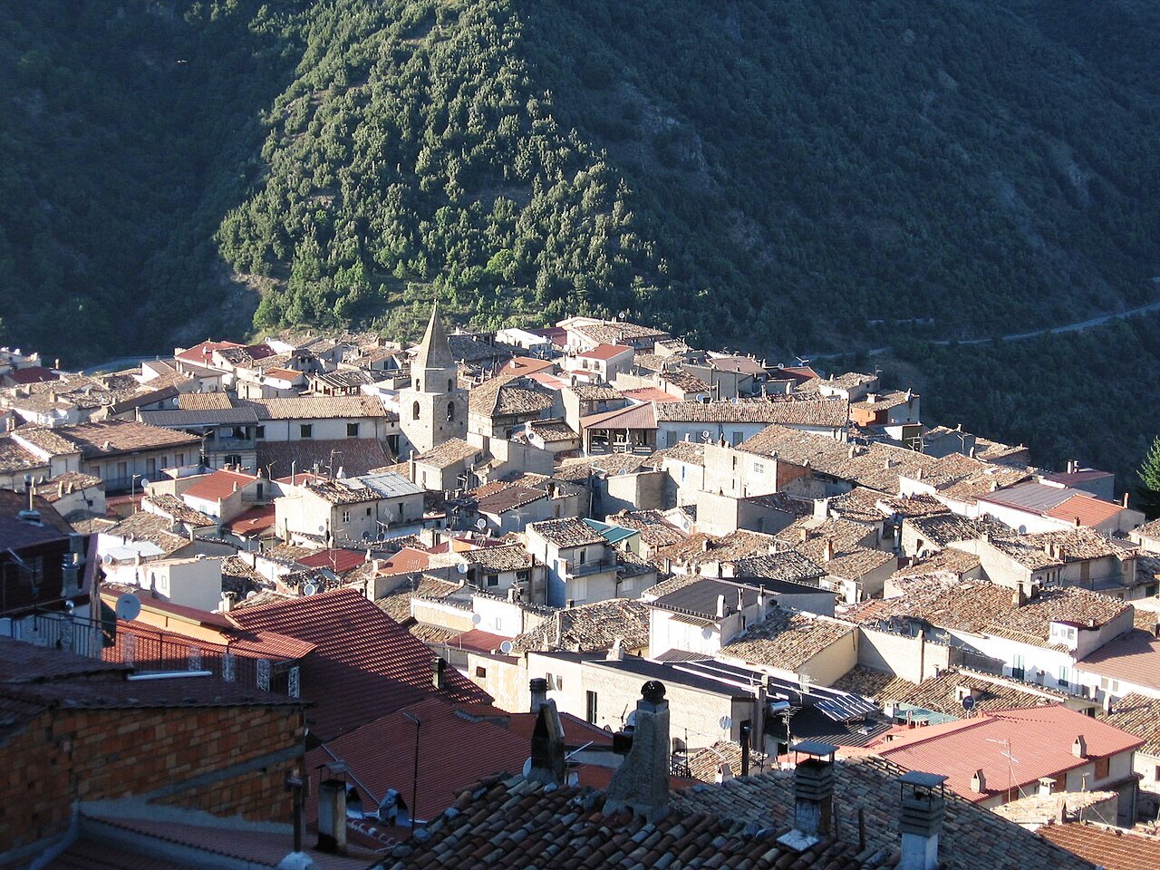 Panorama di longobucco dall’alto