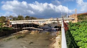 Ponte calopinace pericolante