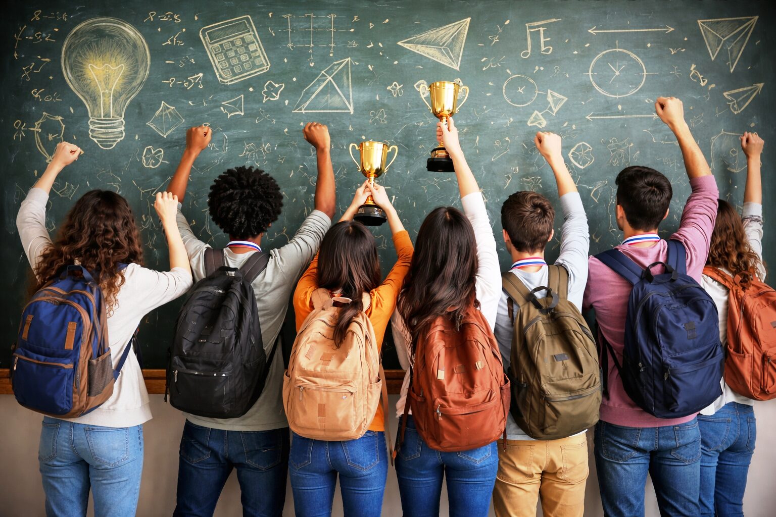Ragazzi premiati giochi matematici