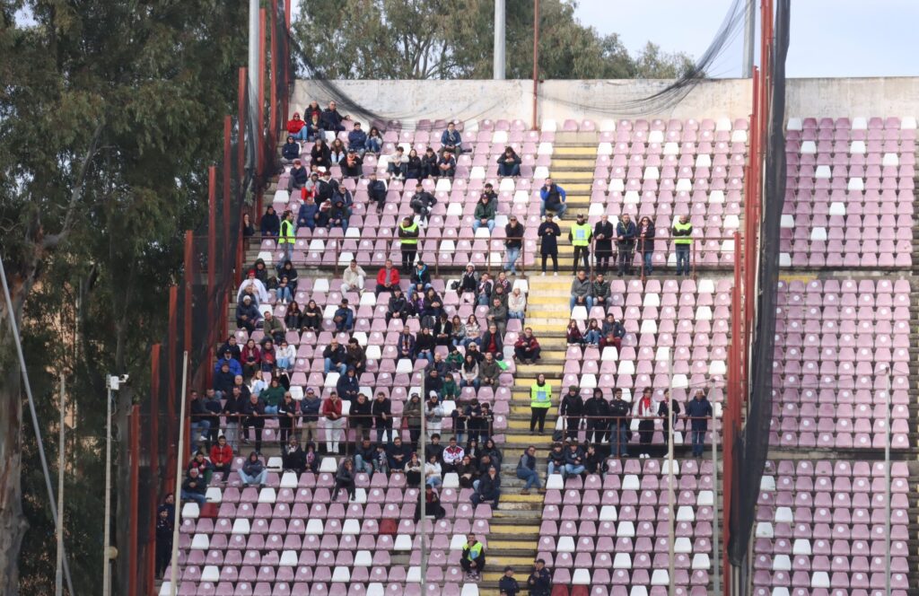 Reggina-Messina settore tifosi ospiti