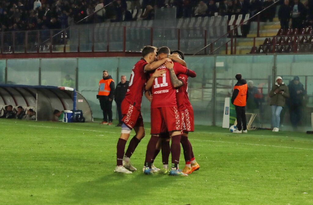 Reggina-Sancataldese esultanza