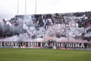 Reggina-Savoia coreografia tifosi curva sud granillo