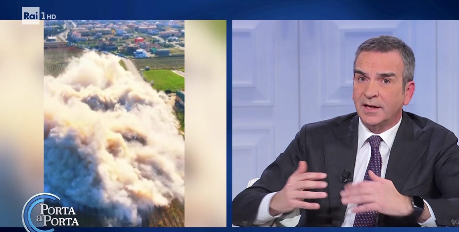 Roberto Occhiuto su Rai 1 a Porta a Porta