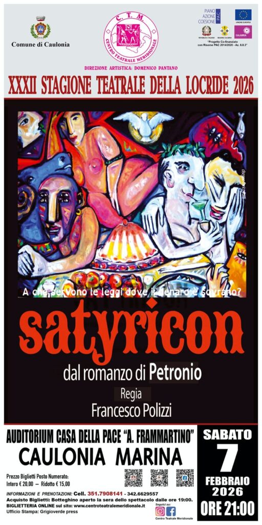 Satyricon in scena a Locri