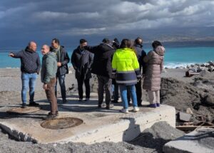 Sopralluogo danni ciclone harry messina