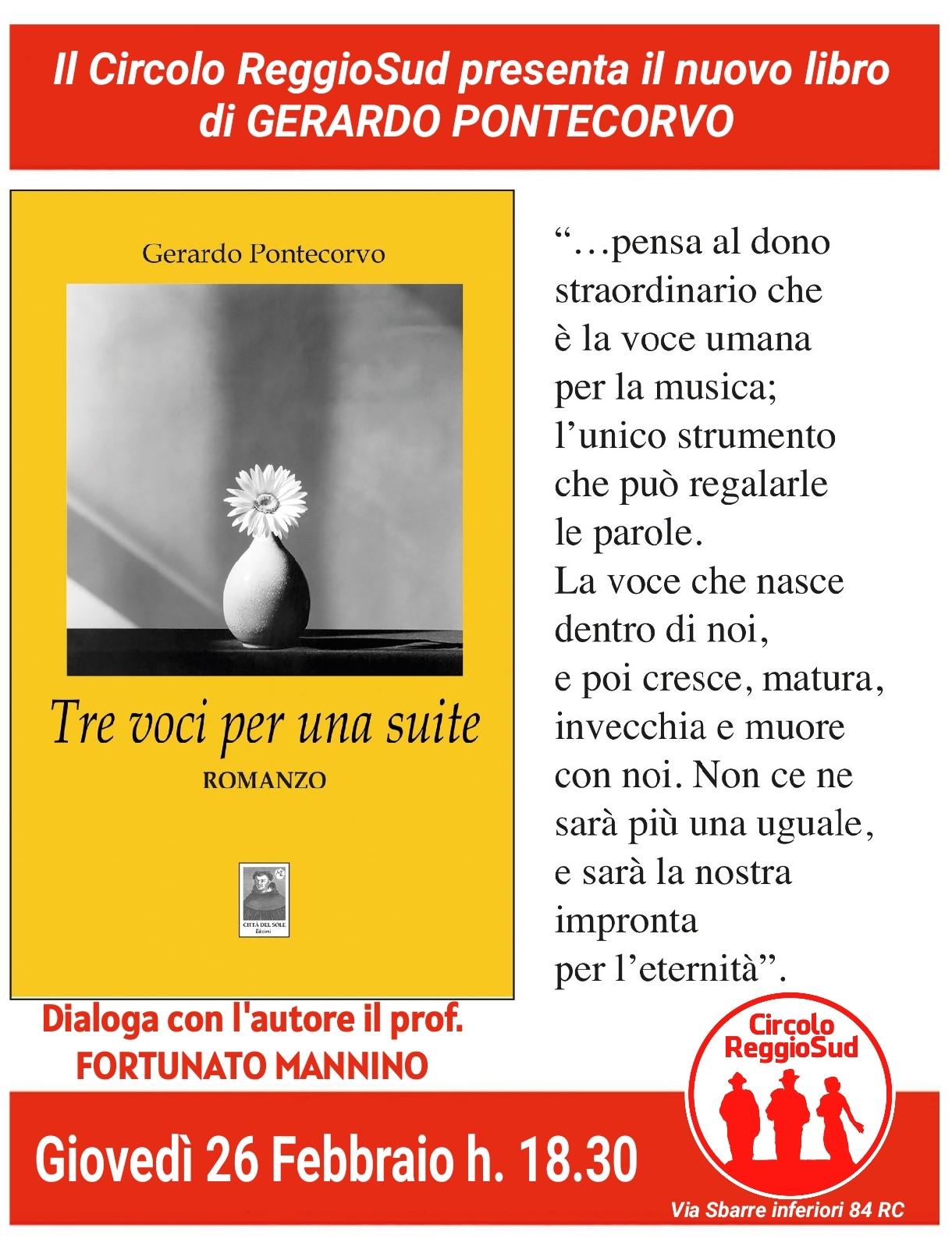 Tre voci per una suite