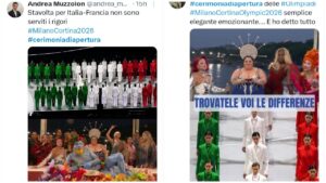 Tweet cerimonia di apertura Olimpiadi