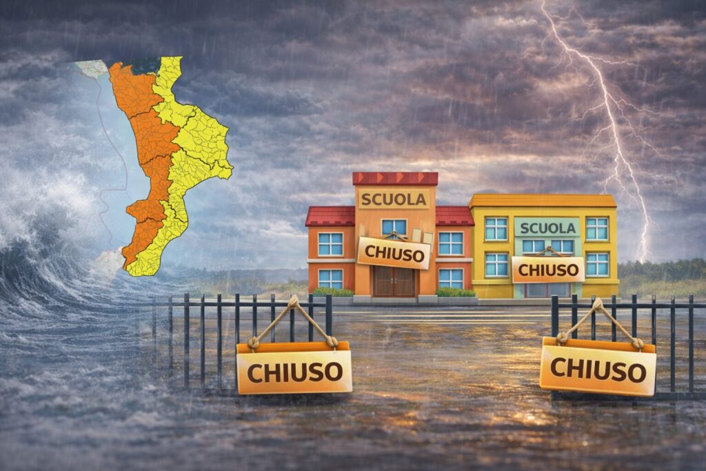 allerta meteo calabria possibili scuole chiuse