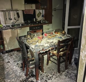 Incendio casa