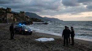 cadavere spiaggia