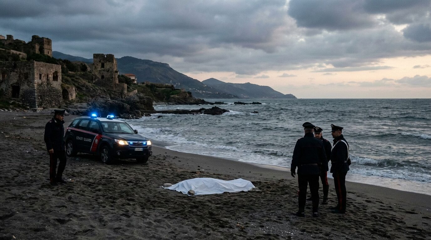 cadavere spiaggia