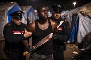 carabinieri migranti tendopoli