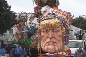 carro carnevale di trump
