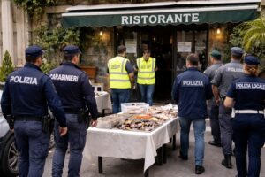 chiusura ristorante carabinieri polizia